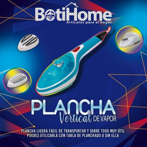 PLANCHA VERTICAL VAPOR 3 EN 1 BASE CERAMICA  BOTICCELLI