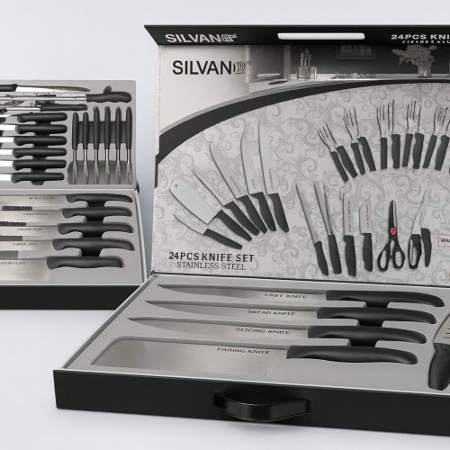 CUCHILLOS 24 PIEZAS