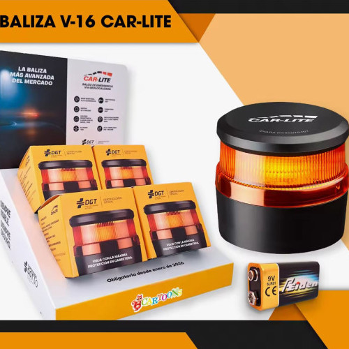 Baliza V16 geolocalizada y homologada