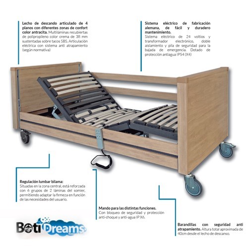 CAMA GERIATRICA PREMIUM IRIS