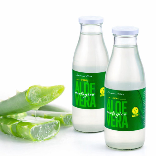 ZUMO DE ALOE VERA 100% NATURAL