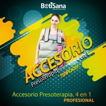 ACCESORIO 4 EN 1 PIERNAS,GLUTEOS,ABDOMEN,LUMBARES PARA PRESOTERAPIA PROFESIONAL MASSAGE ENERGY